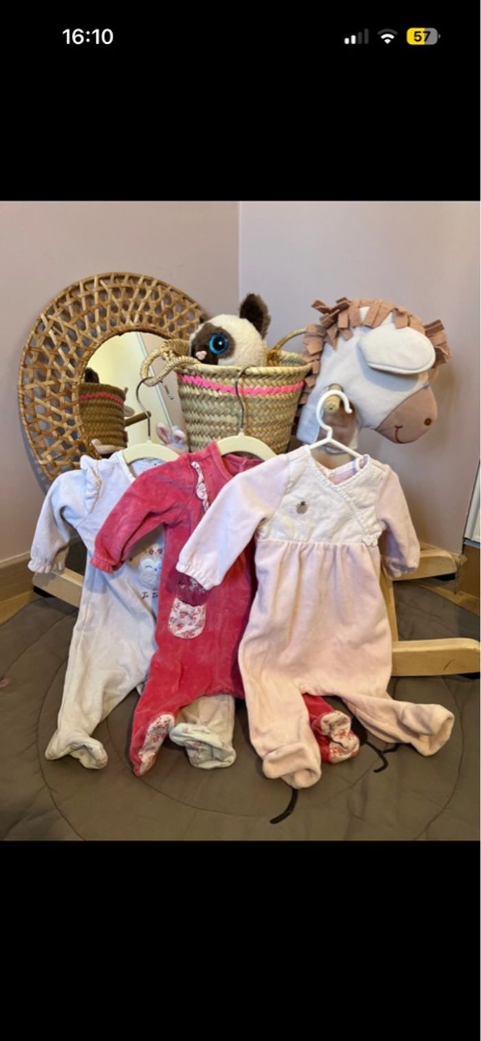 Lot Pyjama sergent major taille 3/6mois