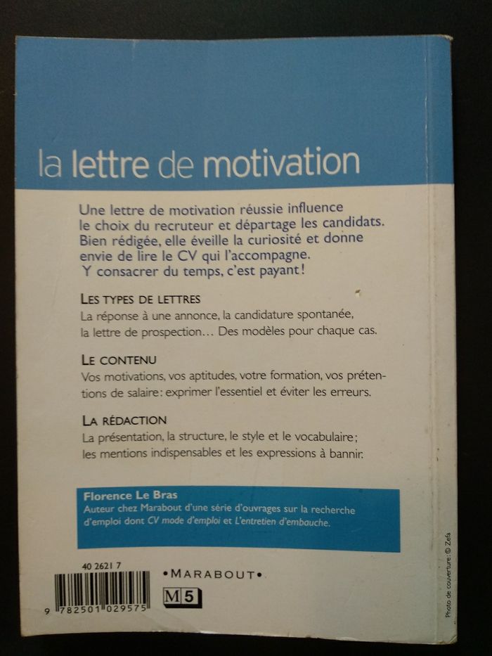 Livre La lettre de motivation - photo numéro 2