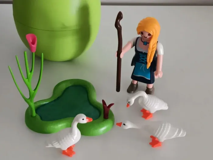 Fermière avec oies playmobil - photo numéro 7