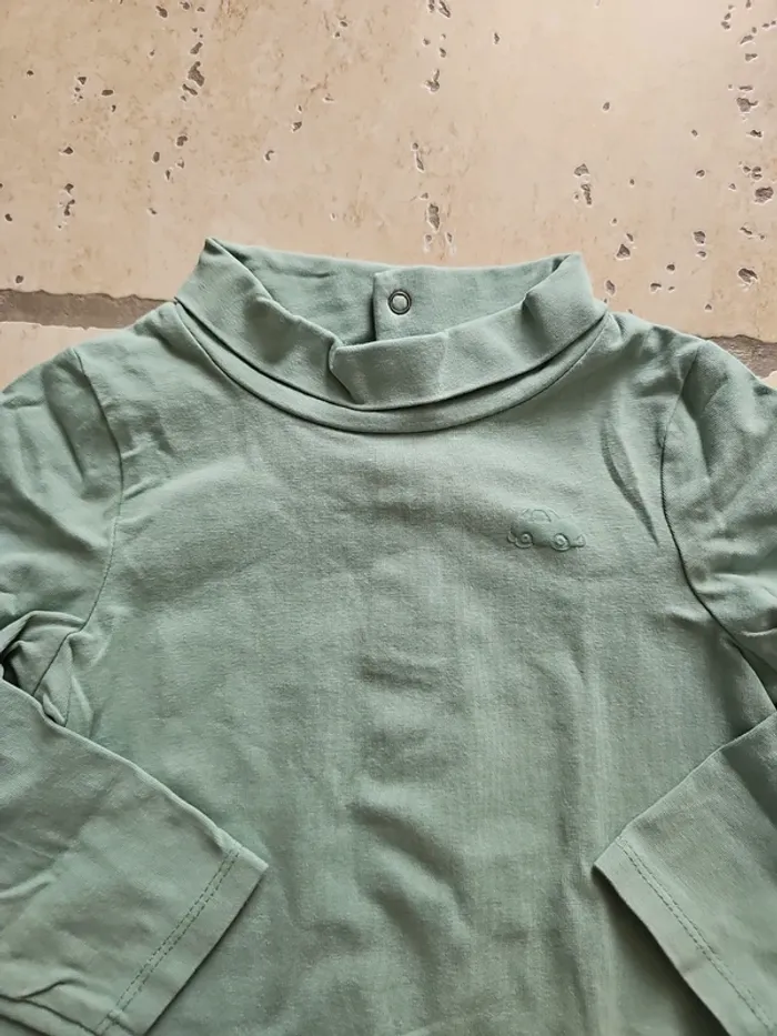 Lot de 2 col roulé vert/gris - Orchestra - 23 mois/86 cm - photo numéro 3