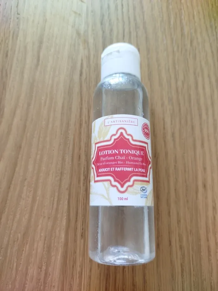 Lotion tonique parfum Chaï-orange