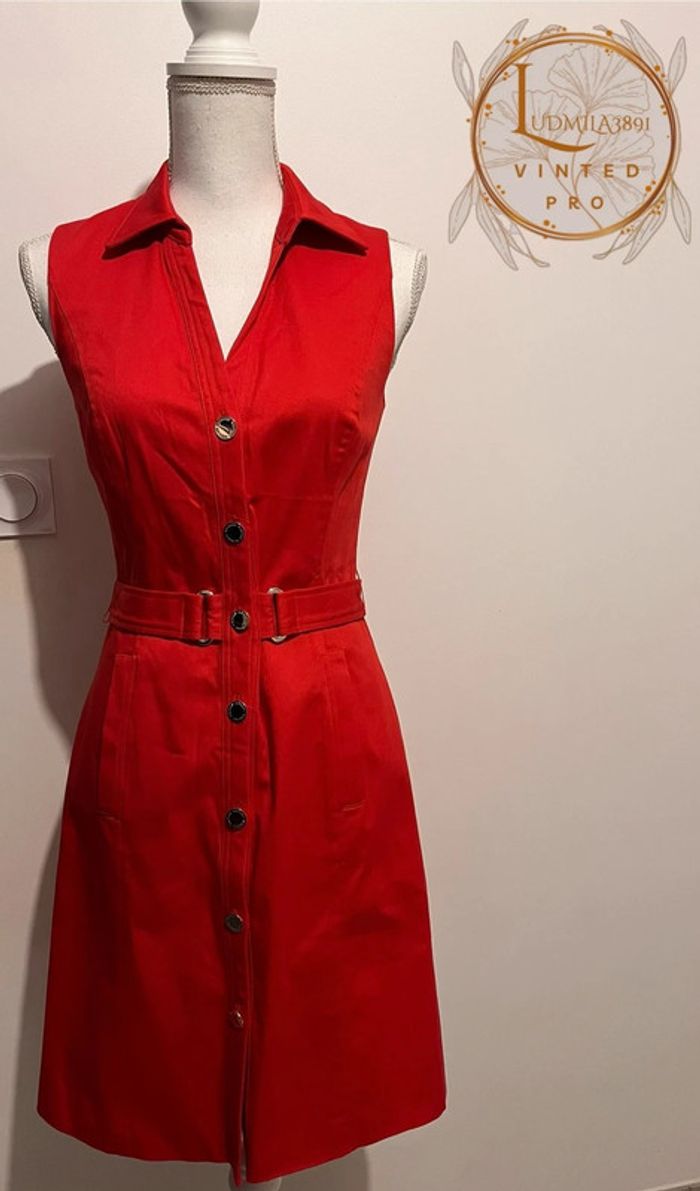 Robe rouge rbrown T 36 💎
