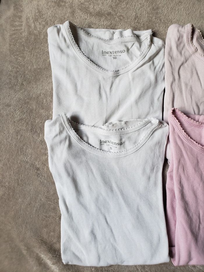 Lot de 4 maillots de corps taille 10 ans - photo numéro 2