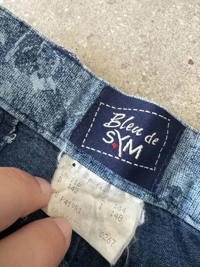 Pantalon bleu de Sym, taille 39x105cm, très bon état - photo numéro 2