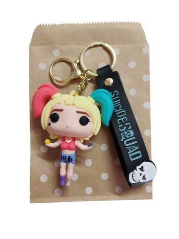 Porte-clés Suicide Squad Harley Quinn avec pochette cadeau