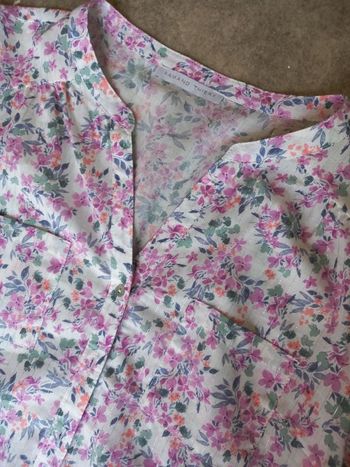 Blouse a fleurs