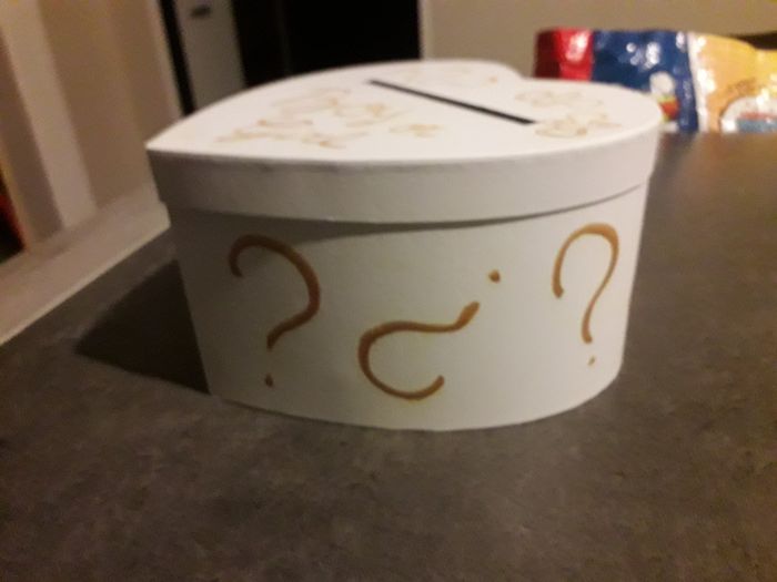 Boite, urne gender reveal