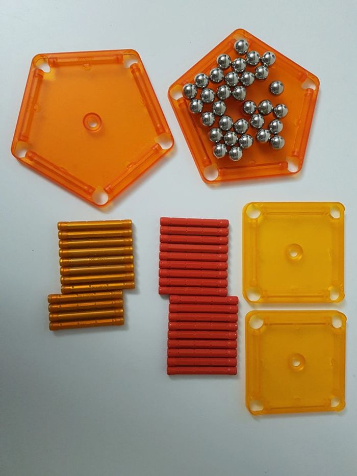 Geomag Color, jeu de construction magnétique de 64 Pièces - photo numéro 2