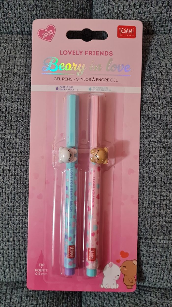 Legami Saint Valentin 2025 Lovely Friends Oursons Amoureux Bearly in Love