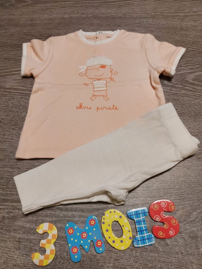 Ensemble t-Shirt et legging - 3 mois