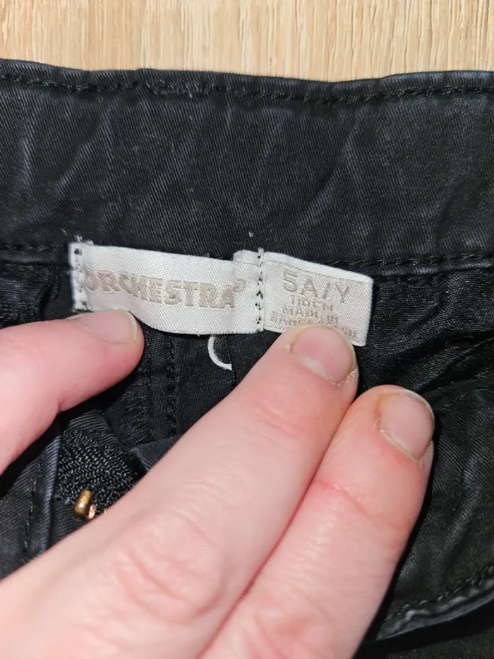 Lot de 3 short en jean 5 ans filles - photo numéro 8