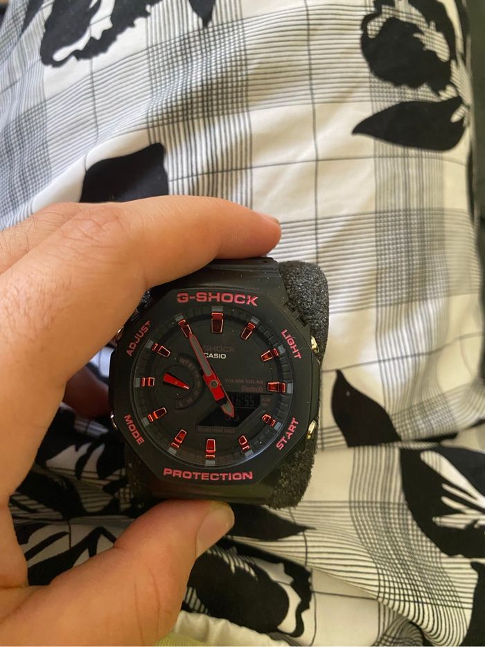 Montre G Shock noire rouge - photo numéro 2