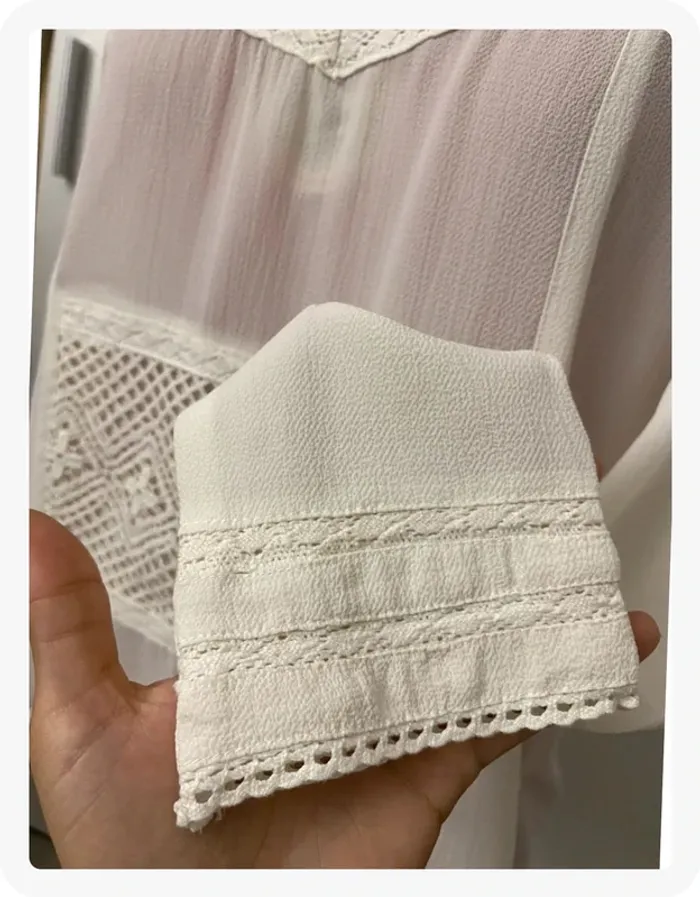 Blouse dentelle blanche Jennyfer - photo numéro 4