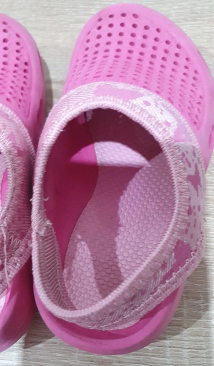 Sabot rose avec sangle arrière pointure 24 - photo numéro 8