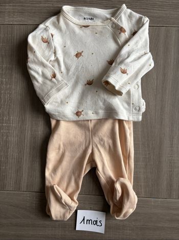 Ensemble pyjama 2 pièces Kiabi 1 mois