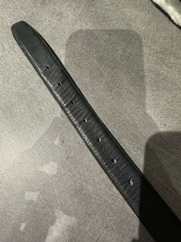 Ceinture double cuir de vachette nubuck Westbury Vintage 75-80cm - photo numéro 3