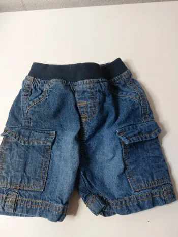 Short en jeans bleu " Tape à l œil"