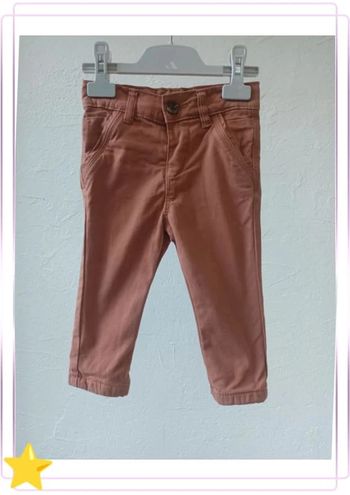 Pantalon terra cotta Primark 9/12mois 80cm