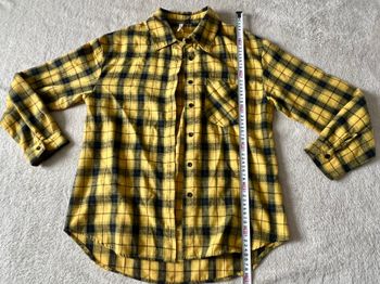 Chemise à carreaux jaune – taille S