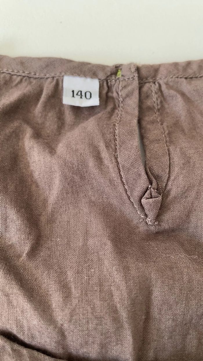 Capt’n tortue. TEE shirt marron MC 10ans - photo numéro 2
