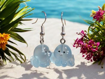 Boucles d'oreilles argent Poulpe 🐙 