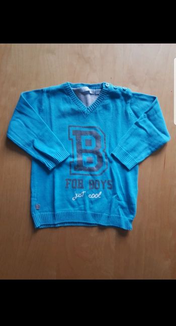 Pull col V garçon 18 mois