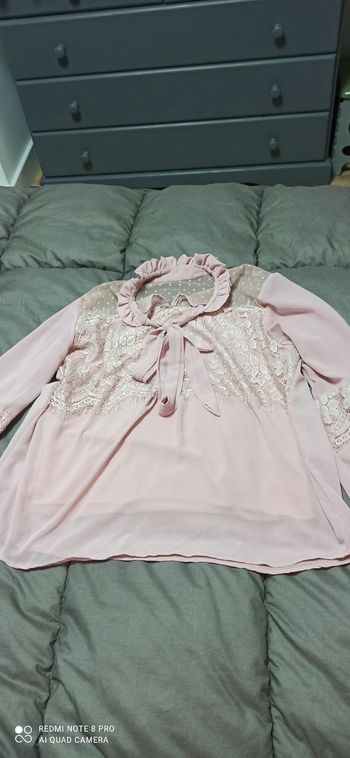 Tunique vieux rose t. 38