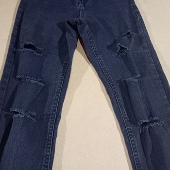 Jegging noir fille taille 36 trouee