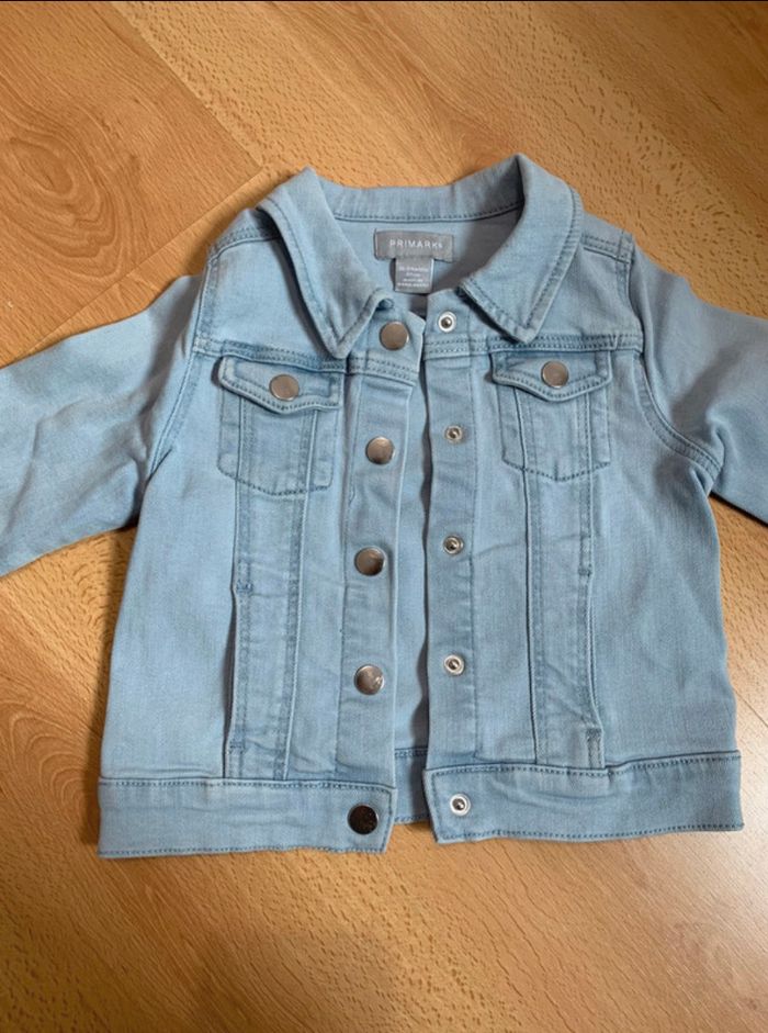 Veste en jeans bebe fille - photo numéro 2