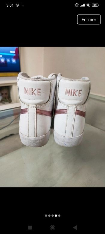 Blazer Nike blanche et rose p37
