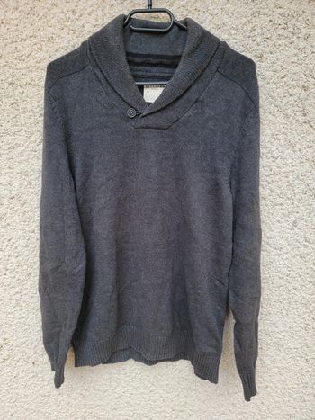 Pull sweat col roulé vintage old money laine
