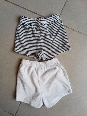 Short éponge taille 6 mois
