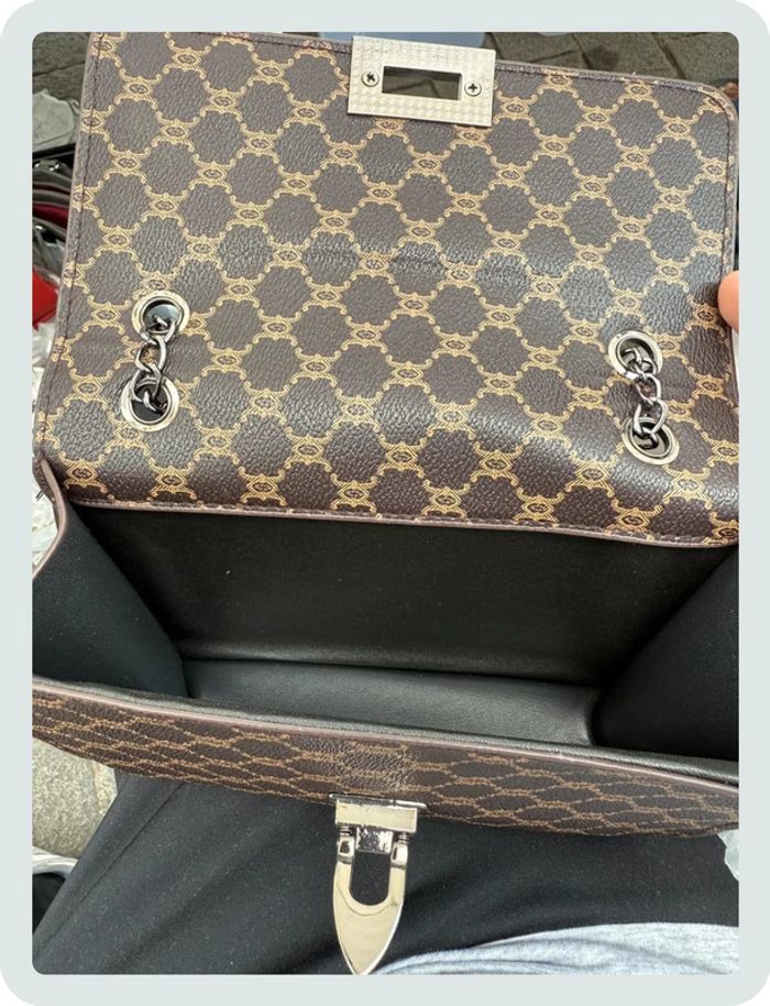 Sac à bandoulière marron - photo numéro 3