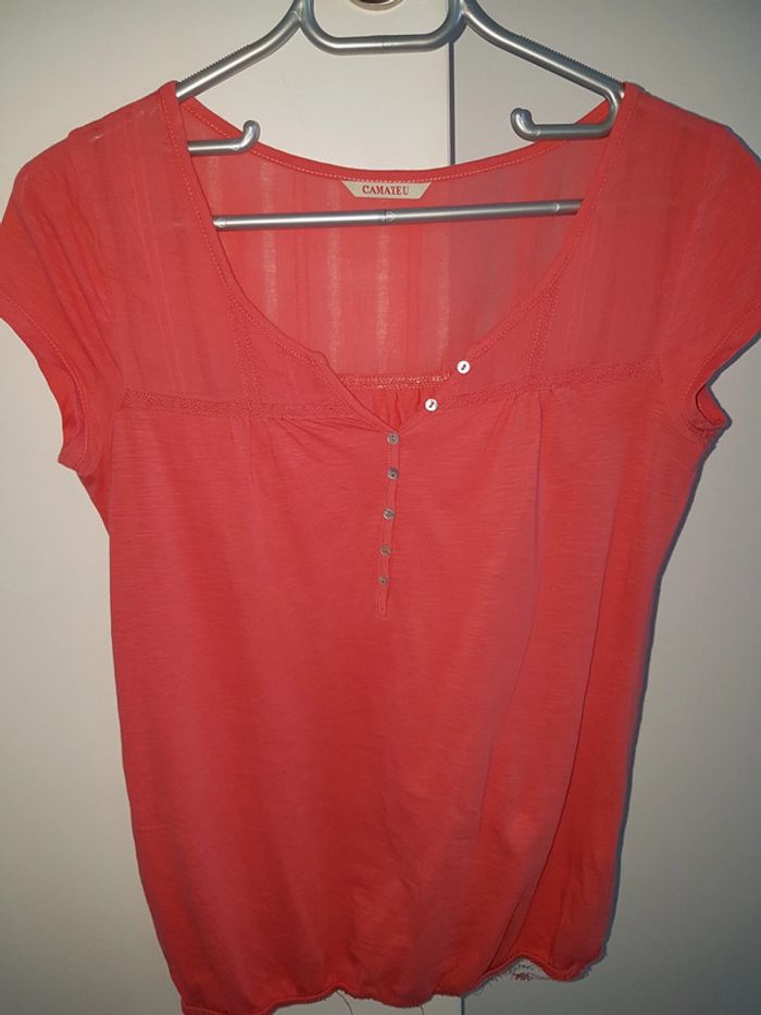 T shirt été taille 1 camaïeu - photo numéro 3