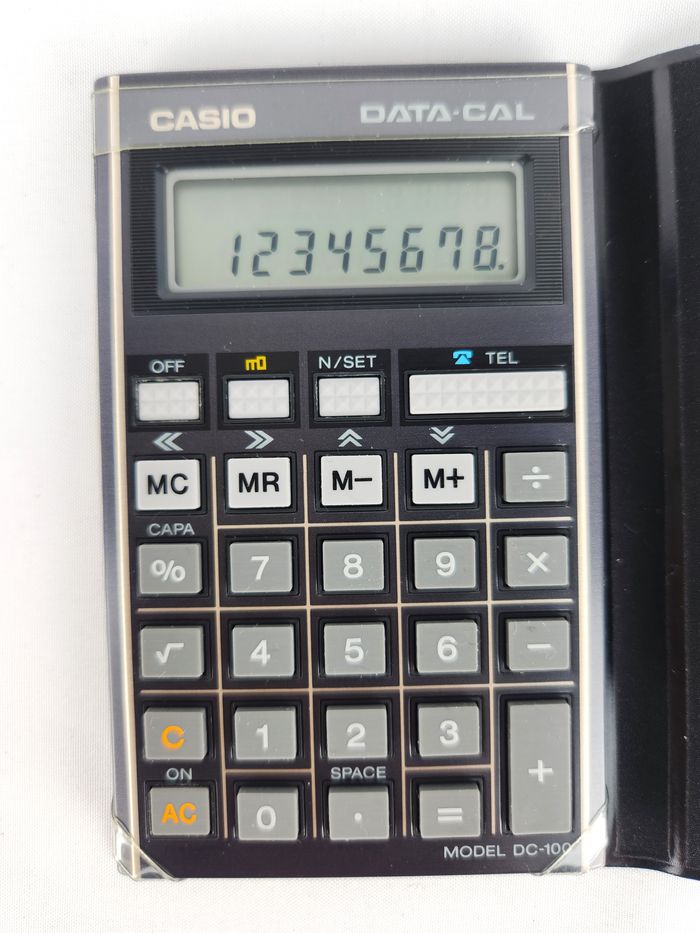 Calculatrice Casio Data-Cal DC-40S Vintage - Fonction Mémo / Répertoire Téléphonique - photo numéro 2