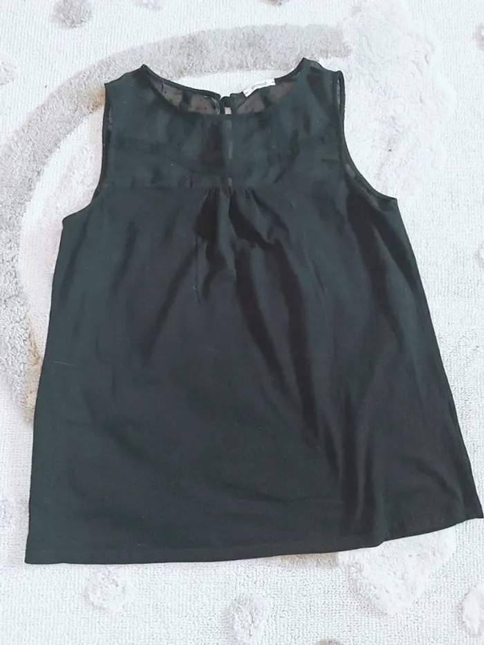 Top noir sans manche Promod XL - photo numéro 9