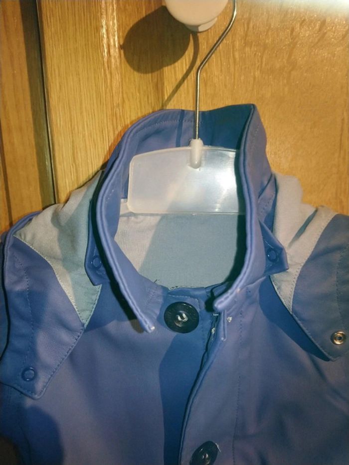 Manteau enduit imperméable esprit marin p'tit bisou 12 mois - photo numéro 5