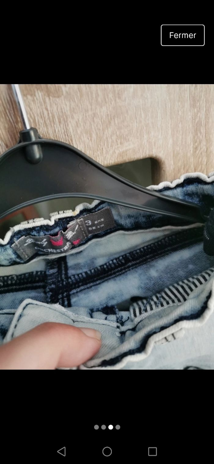 Short jean 3 ans - photo numéro 3