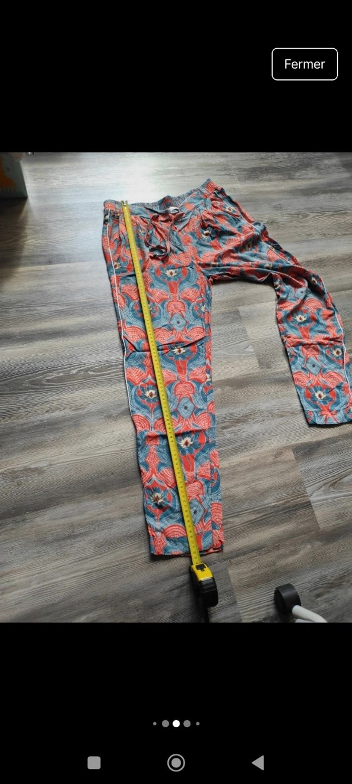 Pantalon fin imprimé Camaïeu - photo numéro 7