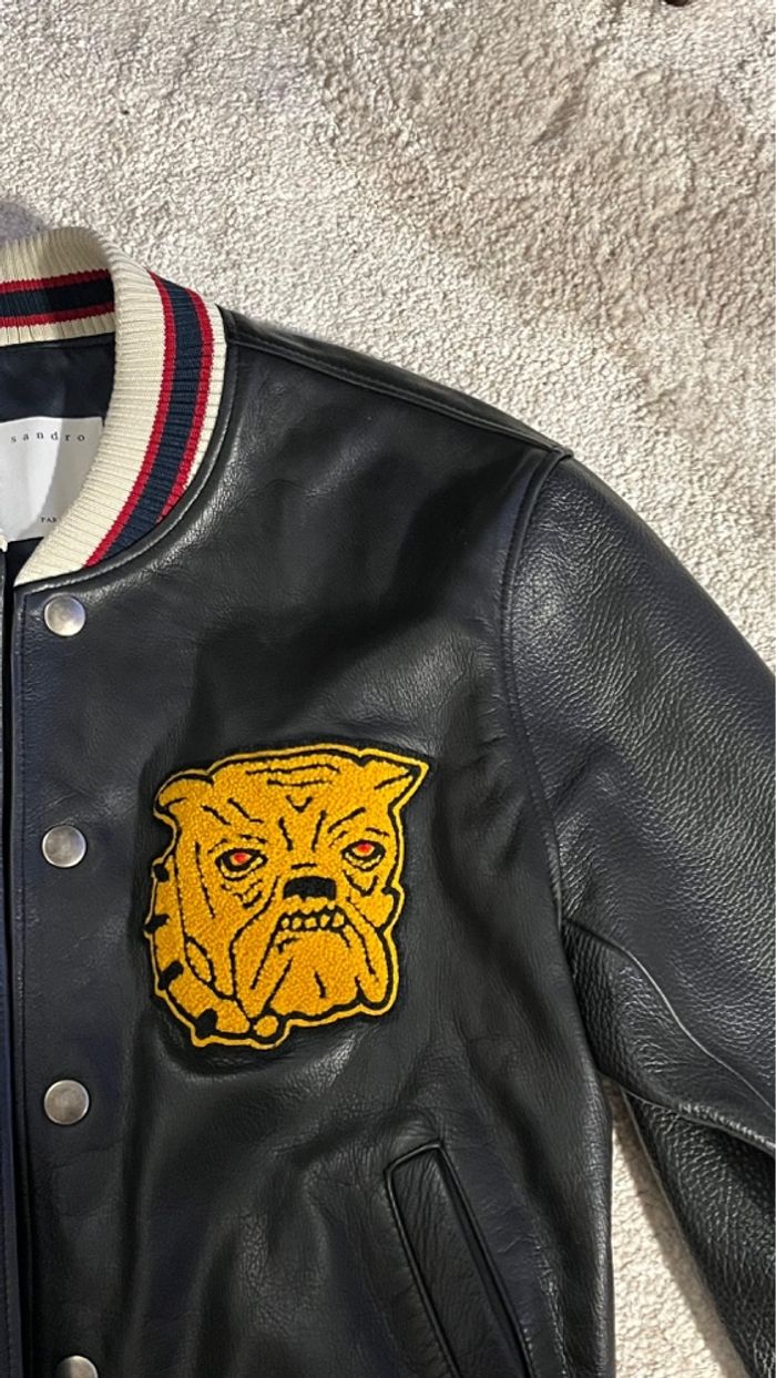 Veste en cuir  Sandro - photo numéro 9