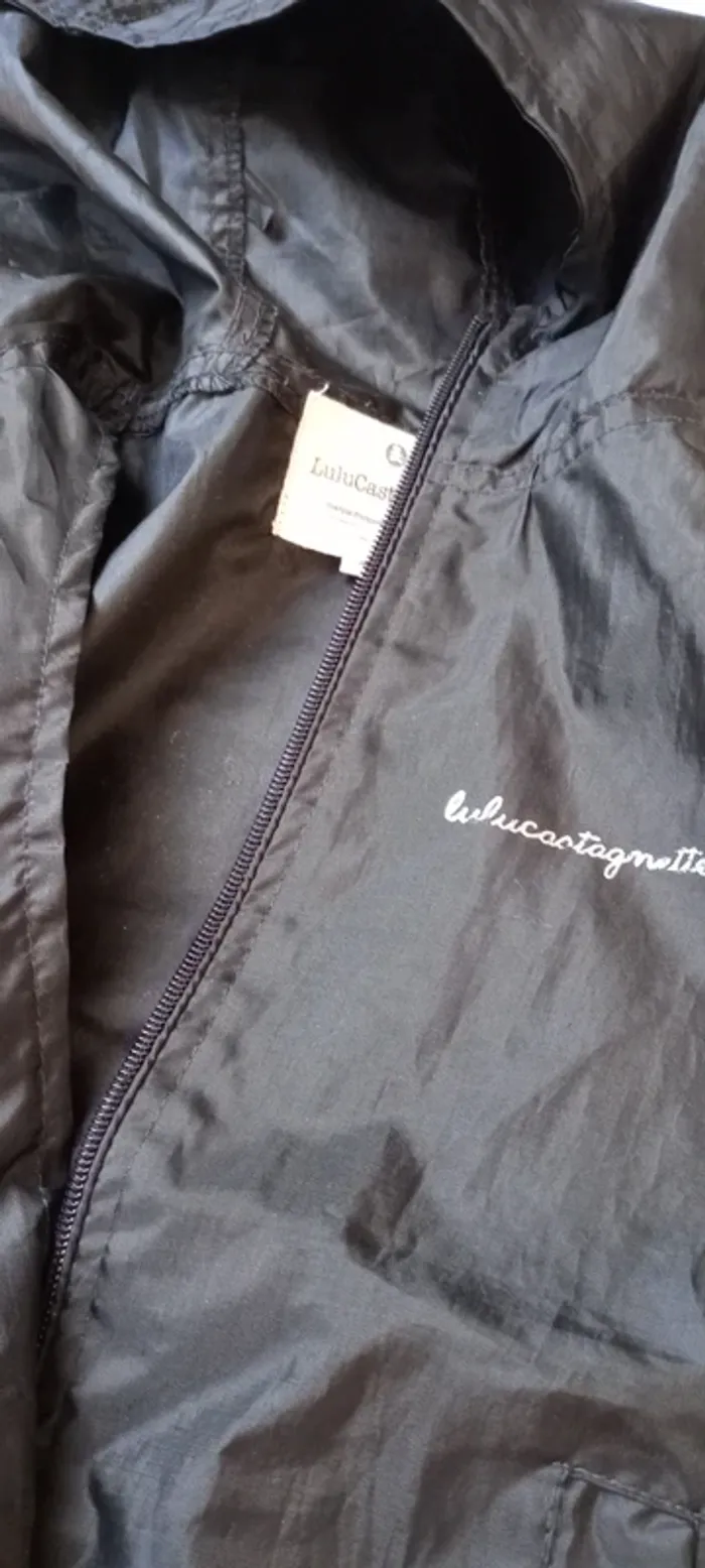 Veste coupe vent noire 6 ans - photo numéro 8