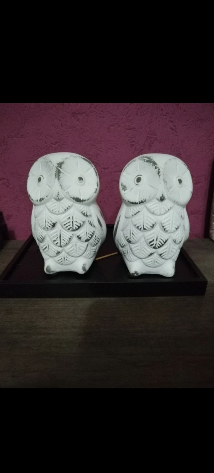 Bibelots lot de 2  hibou