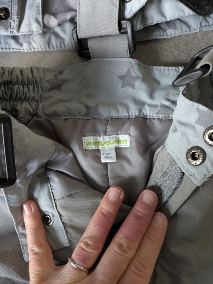 Ensemble veste pantalon ski moufles 4 ans fille garçon - photo numéro 3