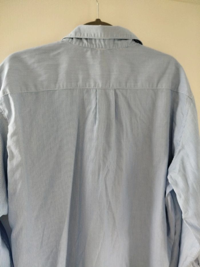 Chemise rayée bleu et blanche New Man taille 40 ou 42 - photo numéro 9