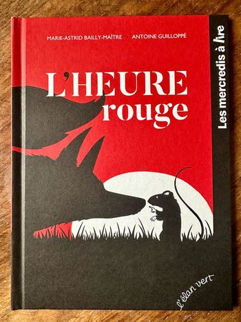 Livre grand album L’heure rouge macdo Mc Donald’s les mercredis à lire