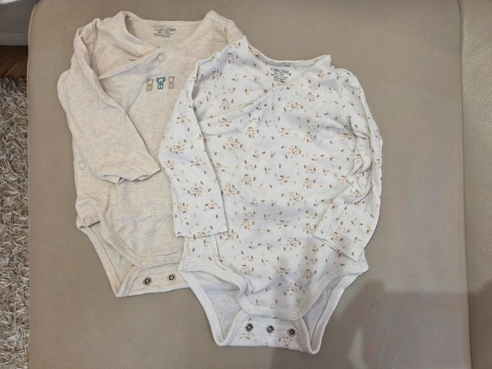 Lot de 2 bodies évolutifs 6-9mois Obaibi