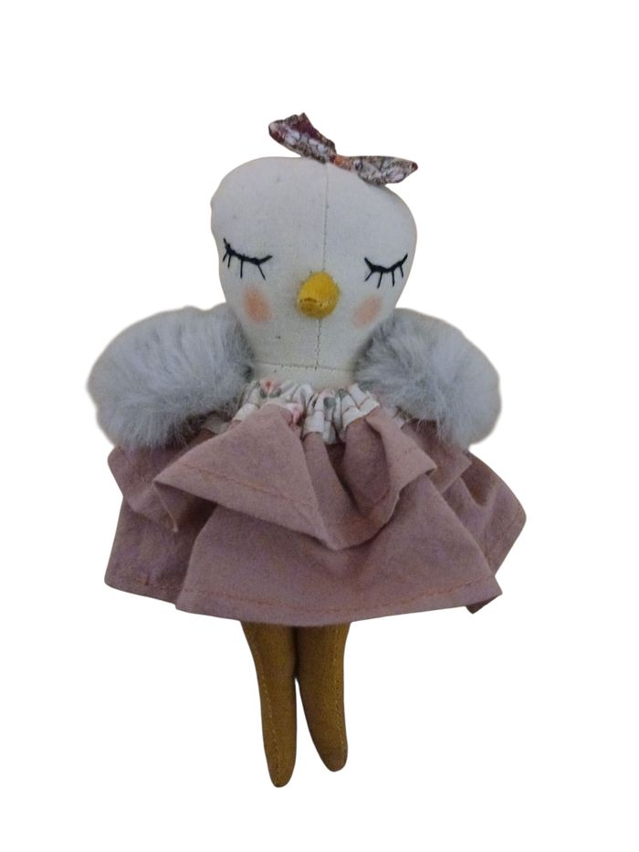 Poupée poussin et son lit oeuf - photo numéro 2