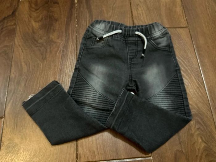 Jean anthracite effet usé 36 mois