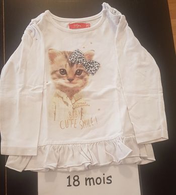 T-shirt ml Tissaia 18 mois