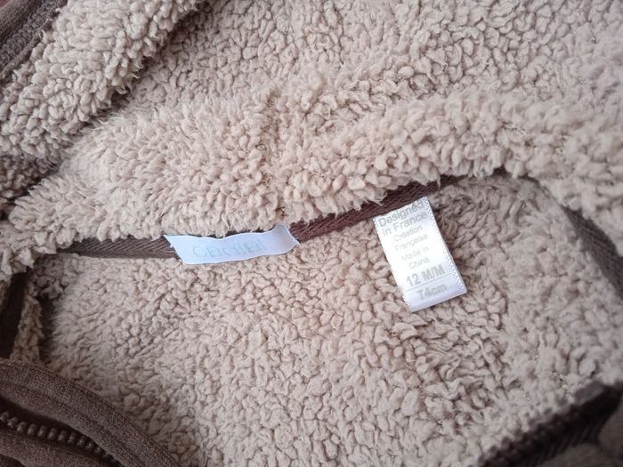 Gilet à capuche molletonné - photo numéro 2